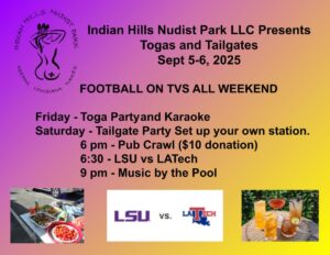 Back to College Tailgate and TOGA