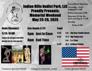 Nude Olympics/Memorial Weekend