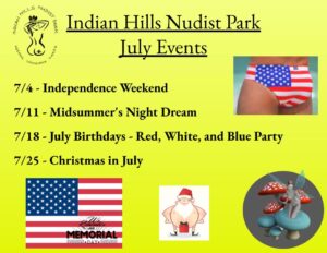 July Birthdays with Red, White, and Blue Party